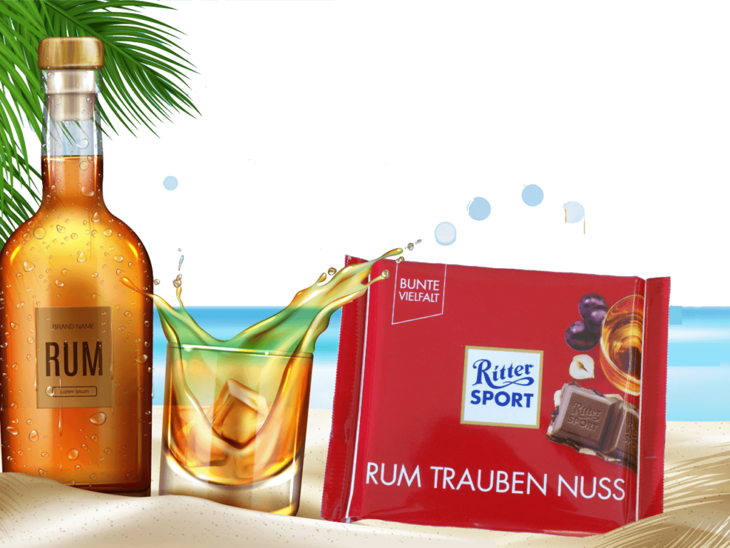 リッタースポーツ 通販/Ritter SPORT・ドイツのチョコバー “ラムレーズン”（RUM RAISIN）